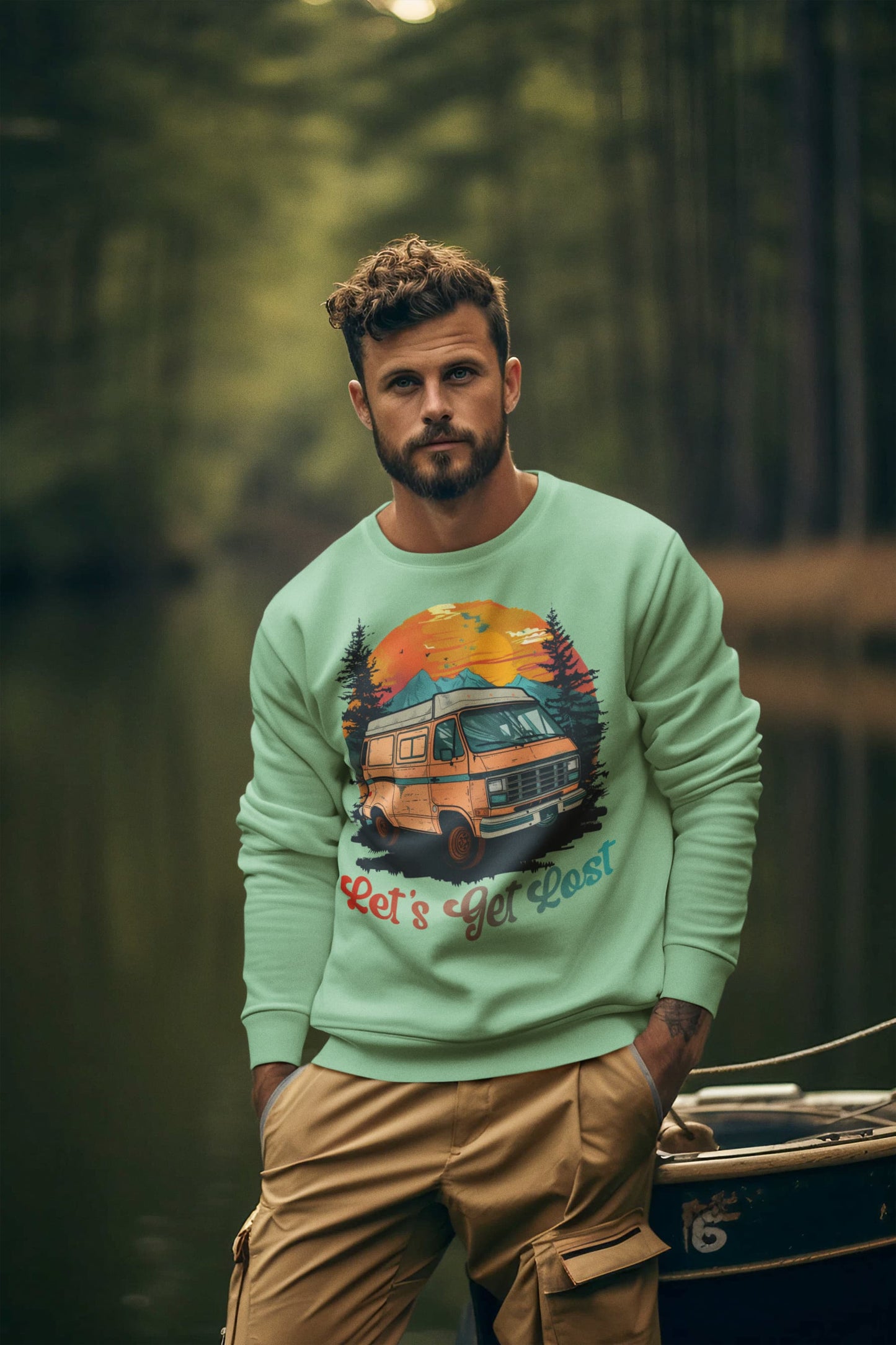 Men's Mint Green Sweatshirts