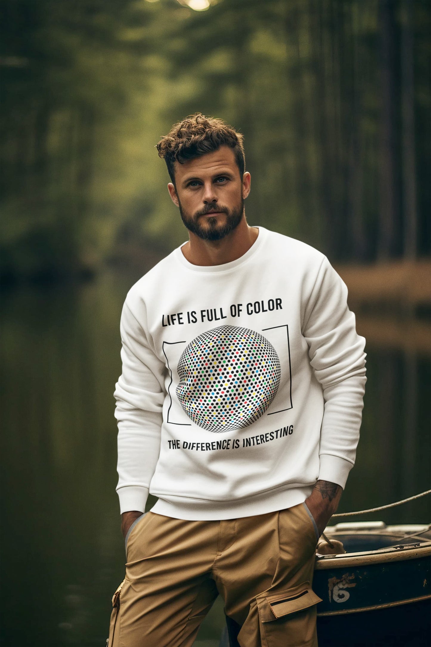 Men's White Sweatshirts
