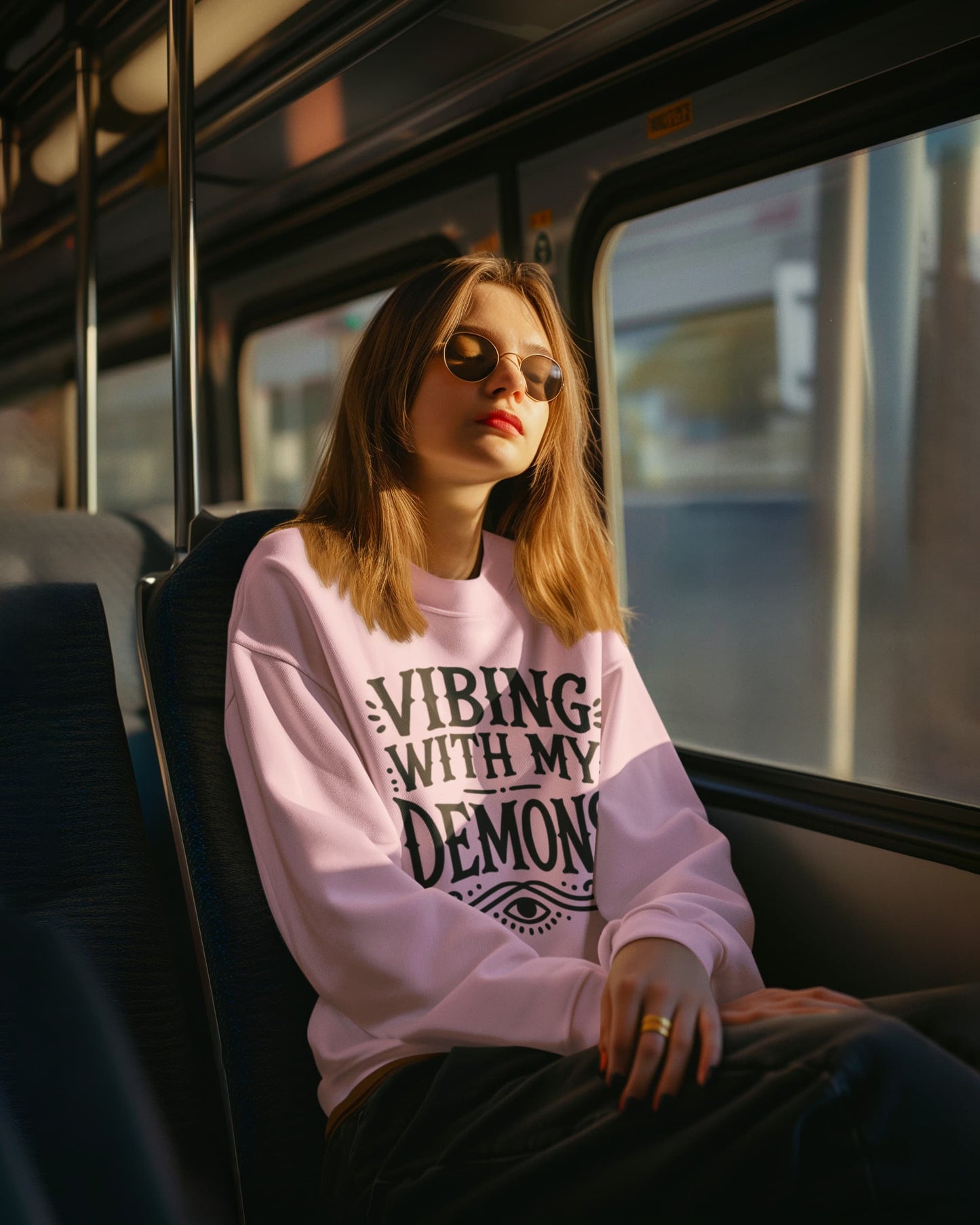 Men's Light Pink Sweatshirts