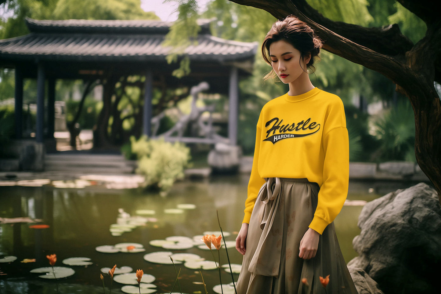 Women's Golden Yellow Sweatshirts