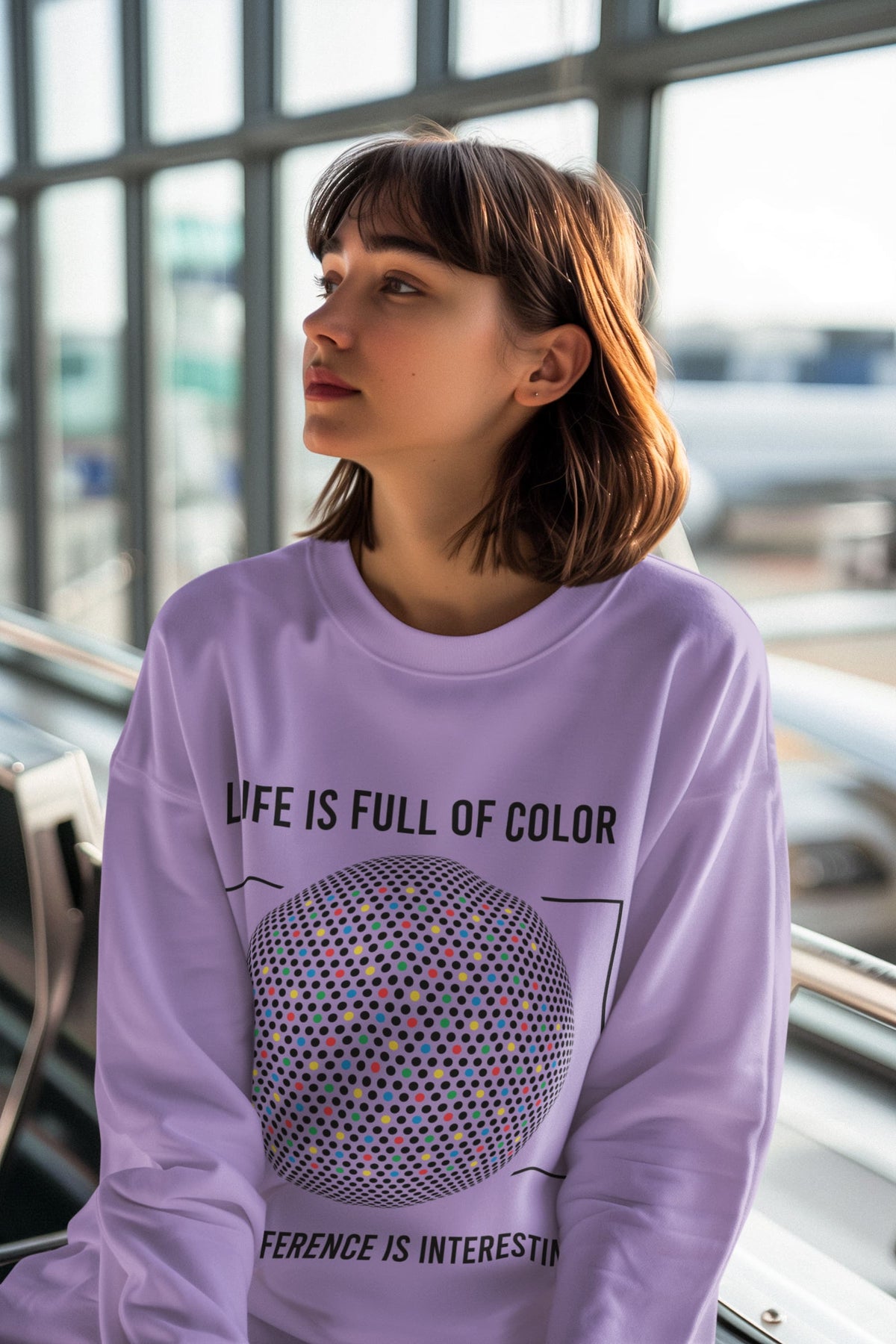 Men's Iris Lavender Sweatshirts
