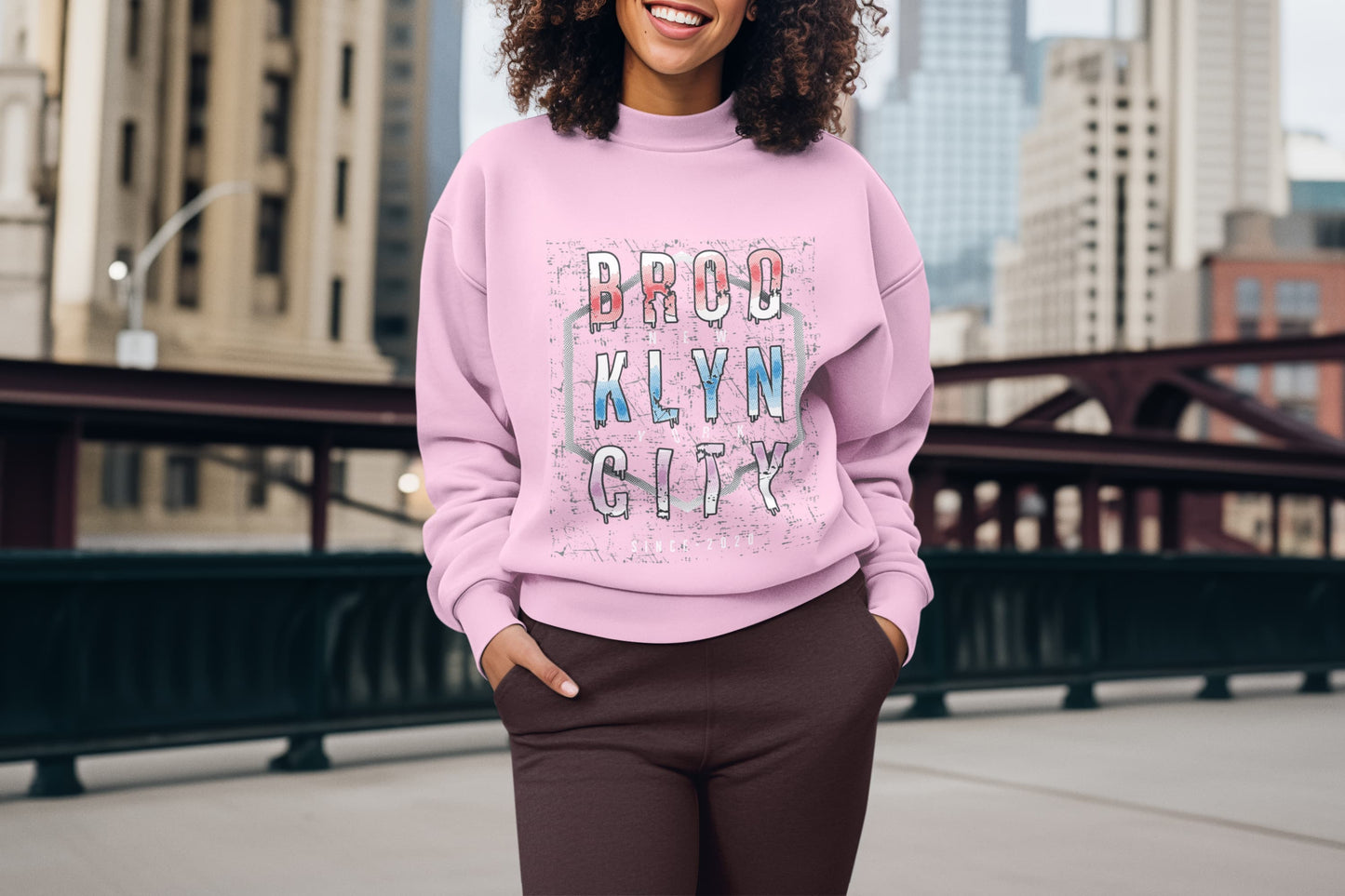 Men's Light Pink Sweatshirts