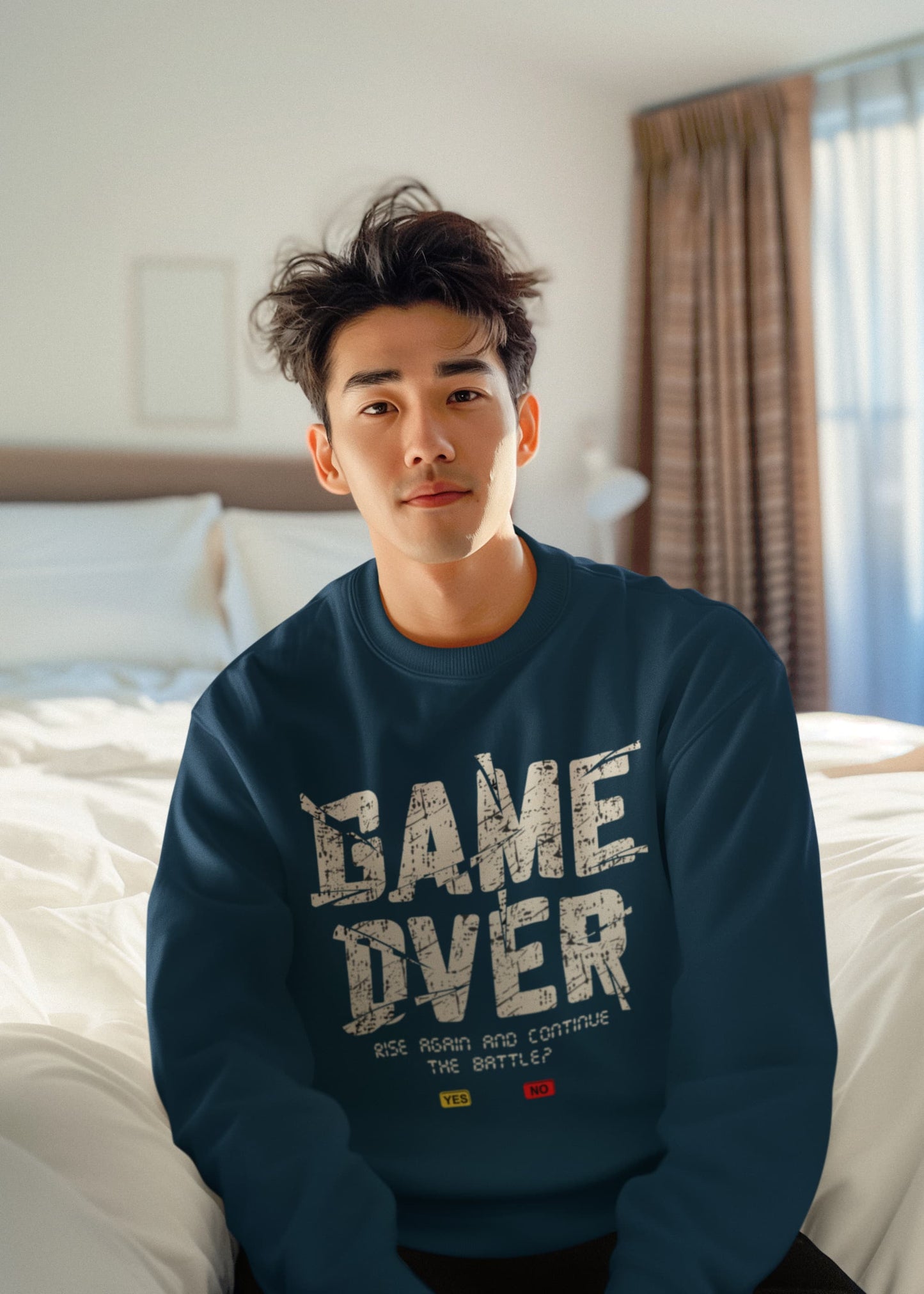 Men's Navy Blue Sweatshirts