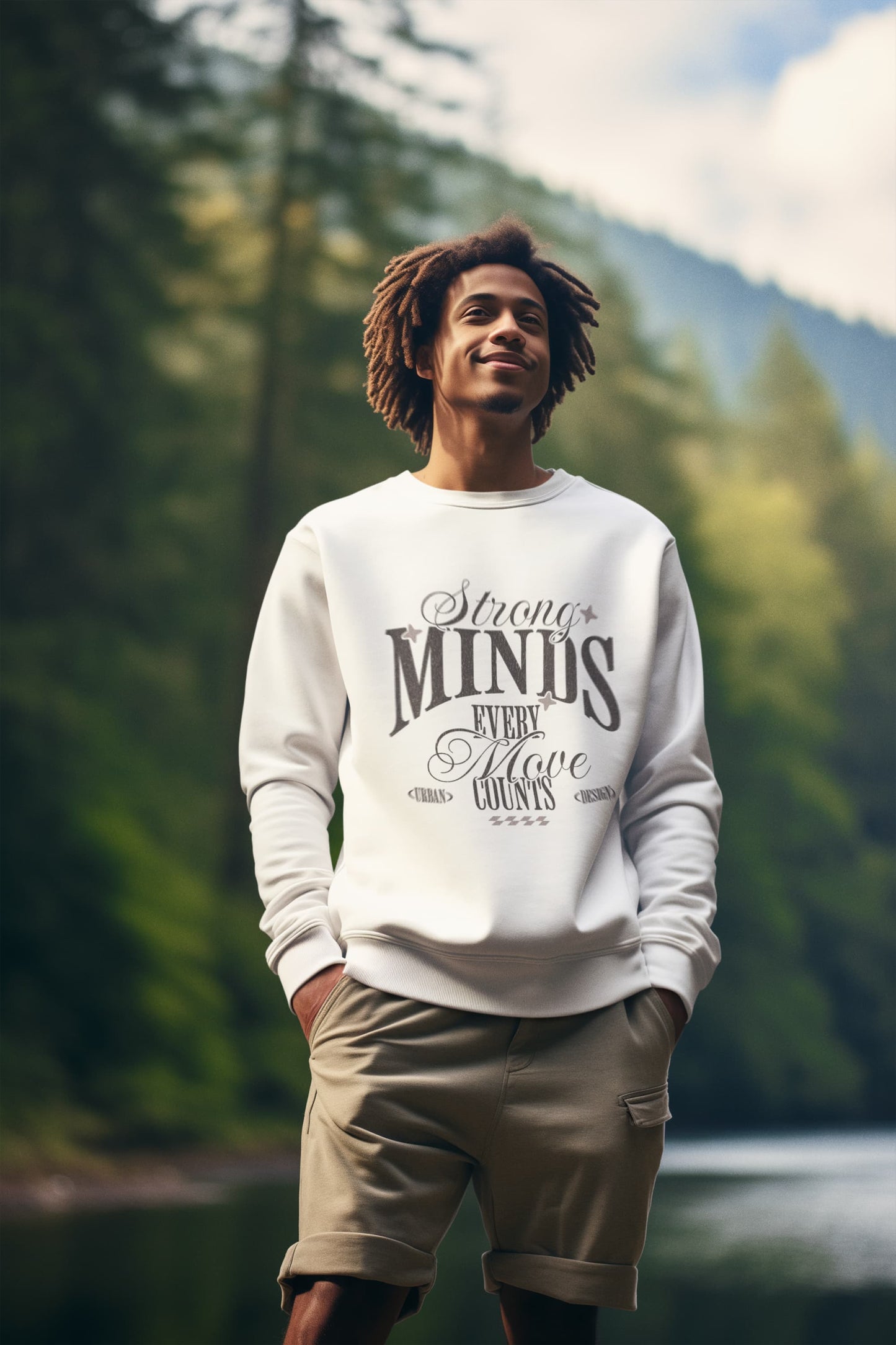 Men's White Sweatshirts