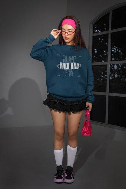 UNISEX NAVY BLUE SWEATSHIRT