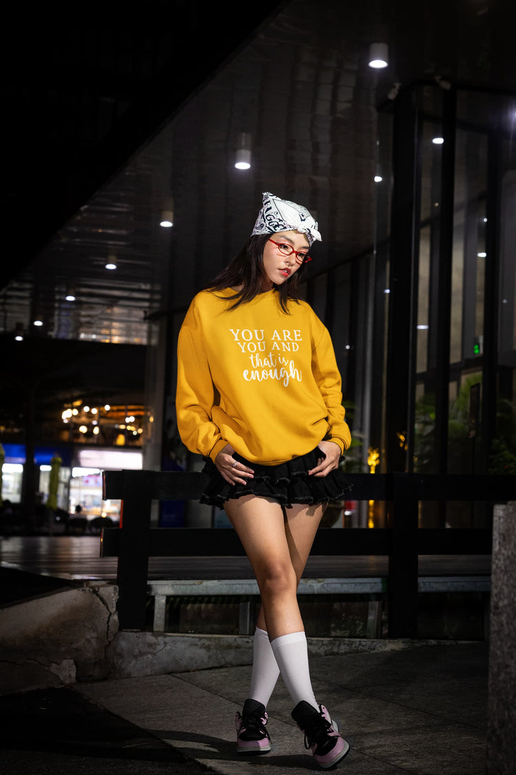 UNISEX GOLDEN YELLOW SWEATSHIRT