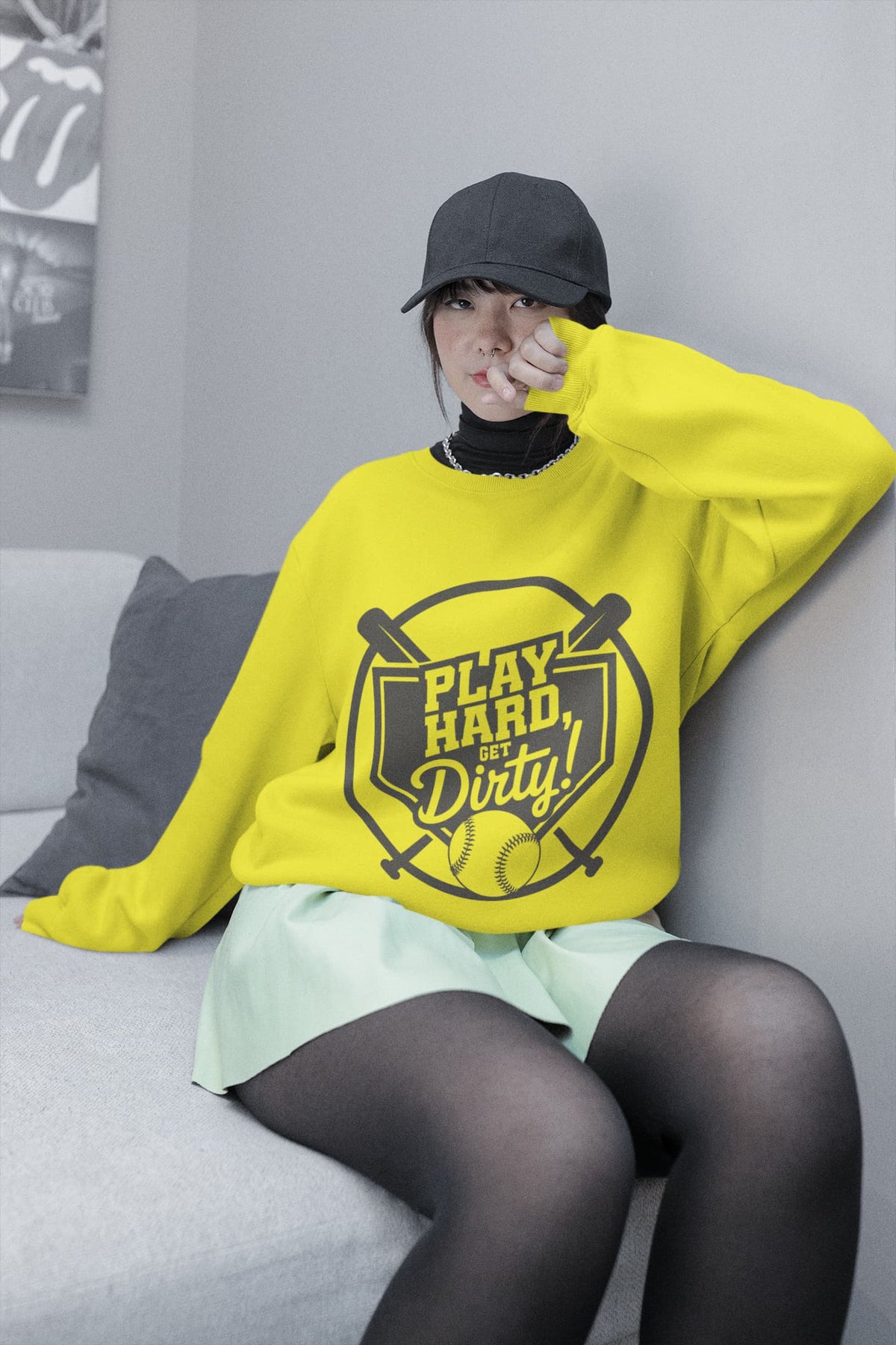 Men's Golden Yellow Sweatshirt