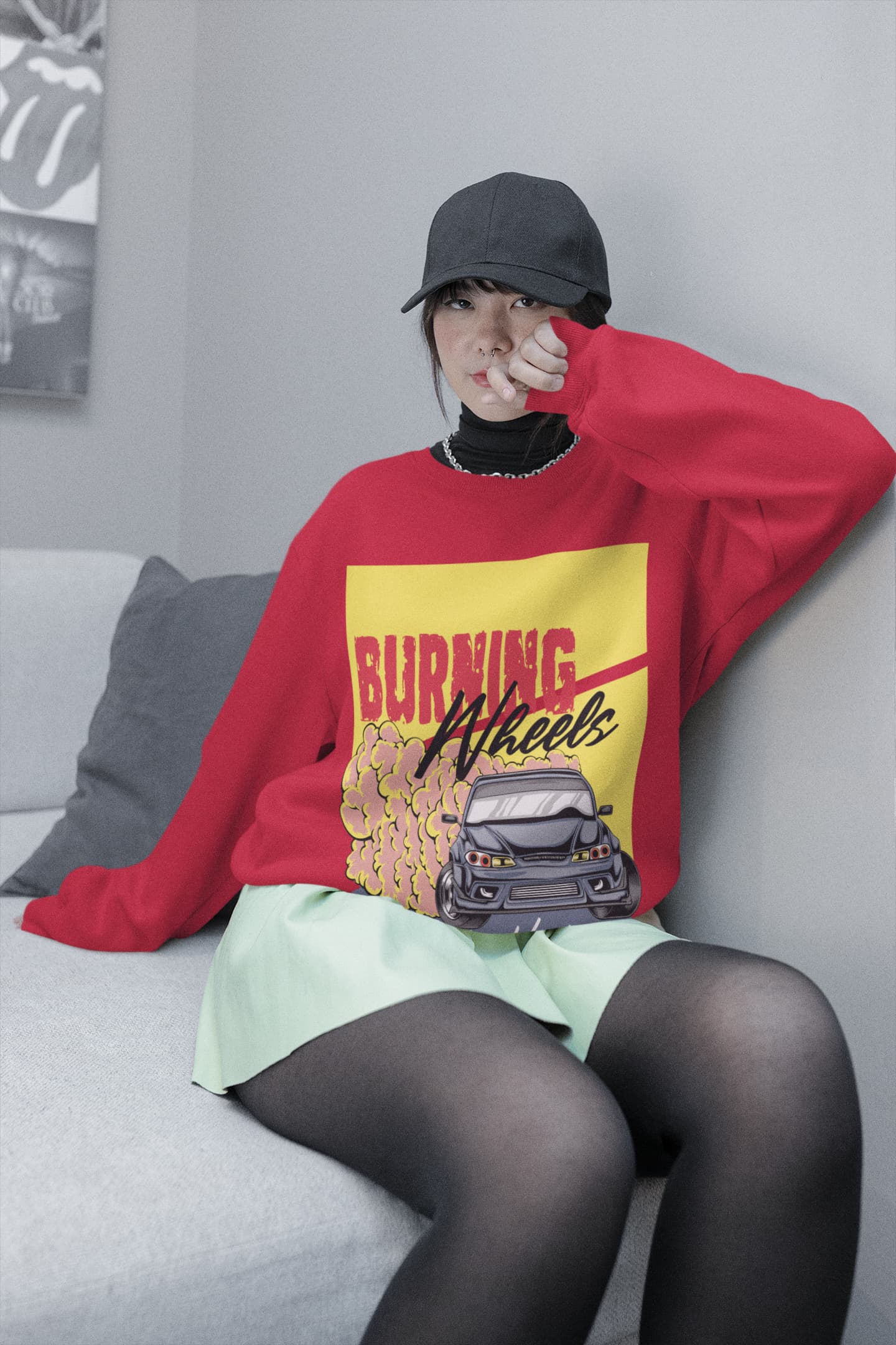 Women's Red Sweatshirts