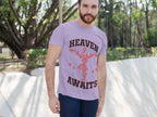 Men's Iris Lavender Round Neck T-shirt