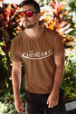 MENS COFFEE BROWN ROUNDNECK T-SHIRT