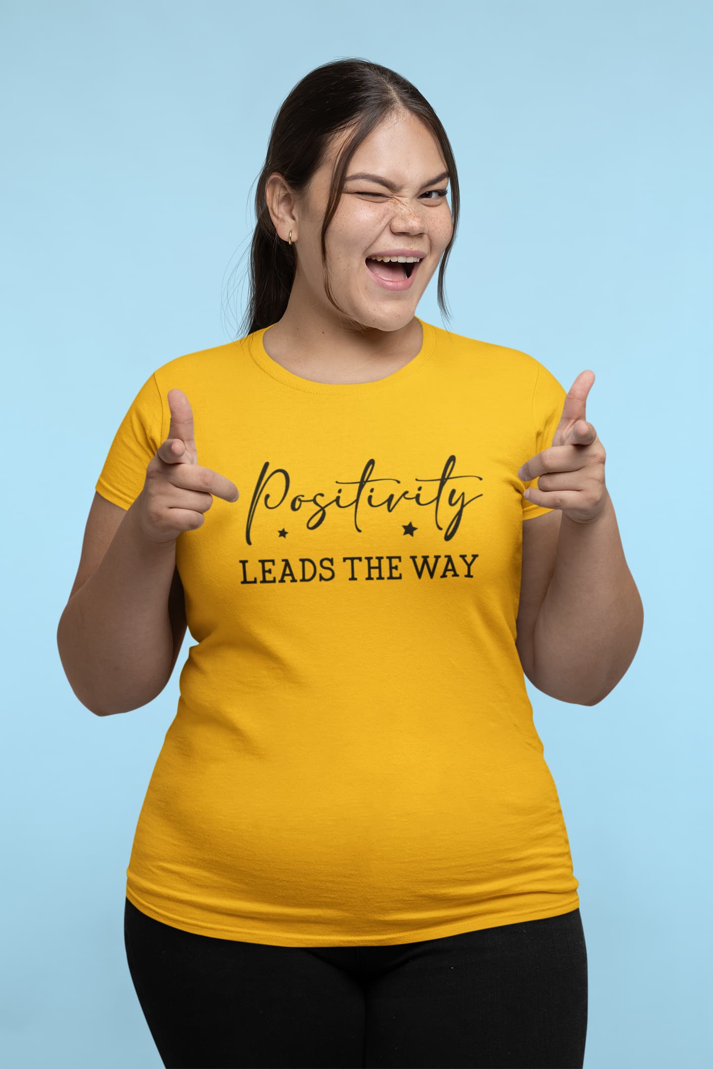 WOMENS GOLDEN YELLOW ROUNDNECK T-SHIRT