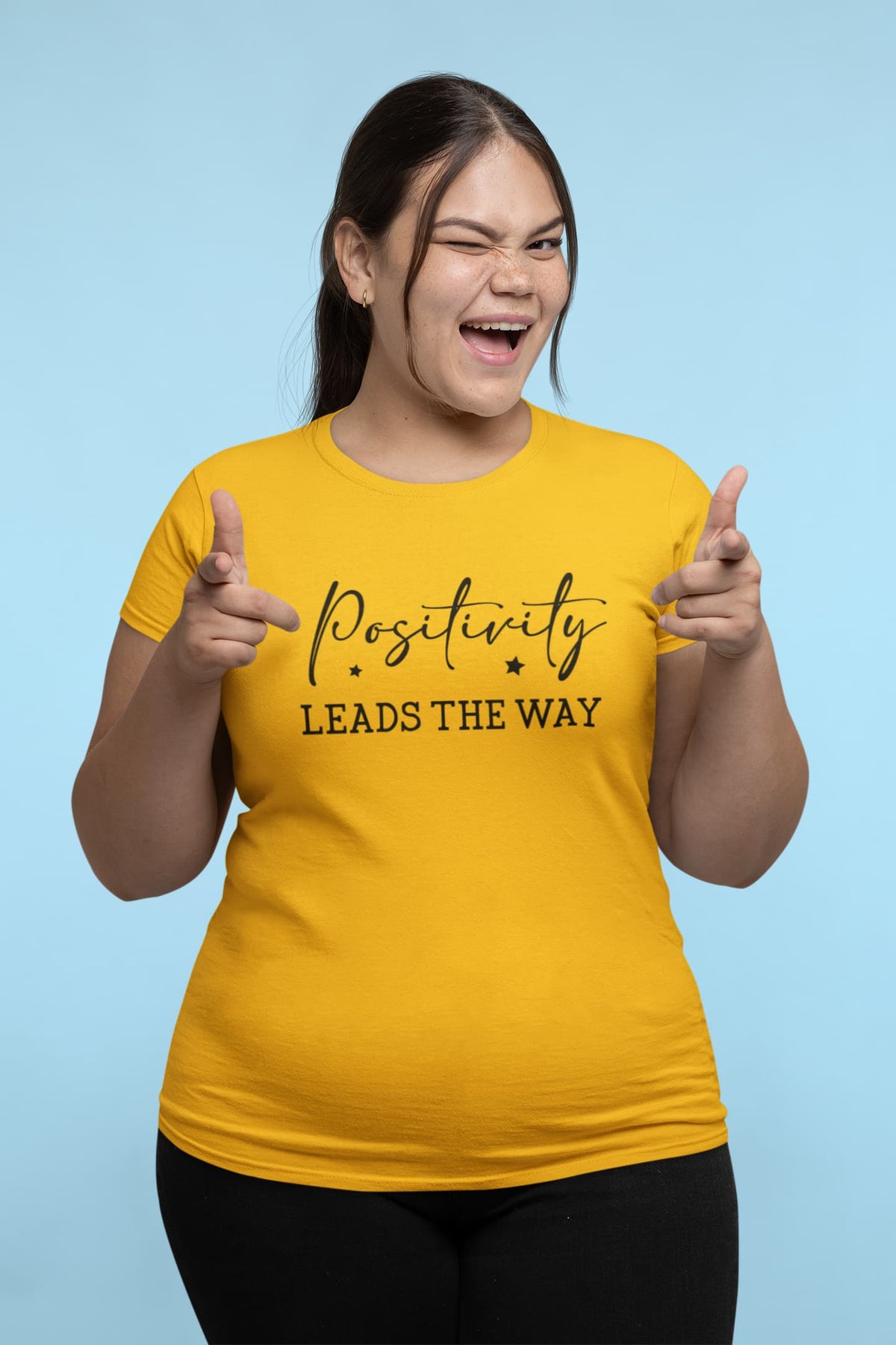 WOMENS GOLDEN YELLOW ROUNDNECK T-SHIRT
