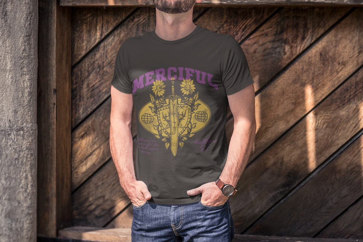 Men's Charcoal Grey Round Neck T-shirts