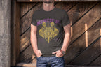 Men's Charcoal Grey Round Neck T-shirts