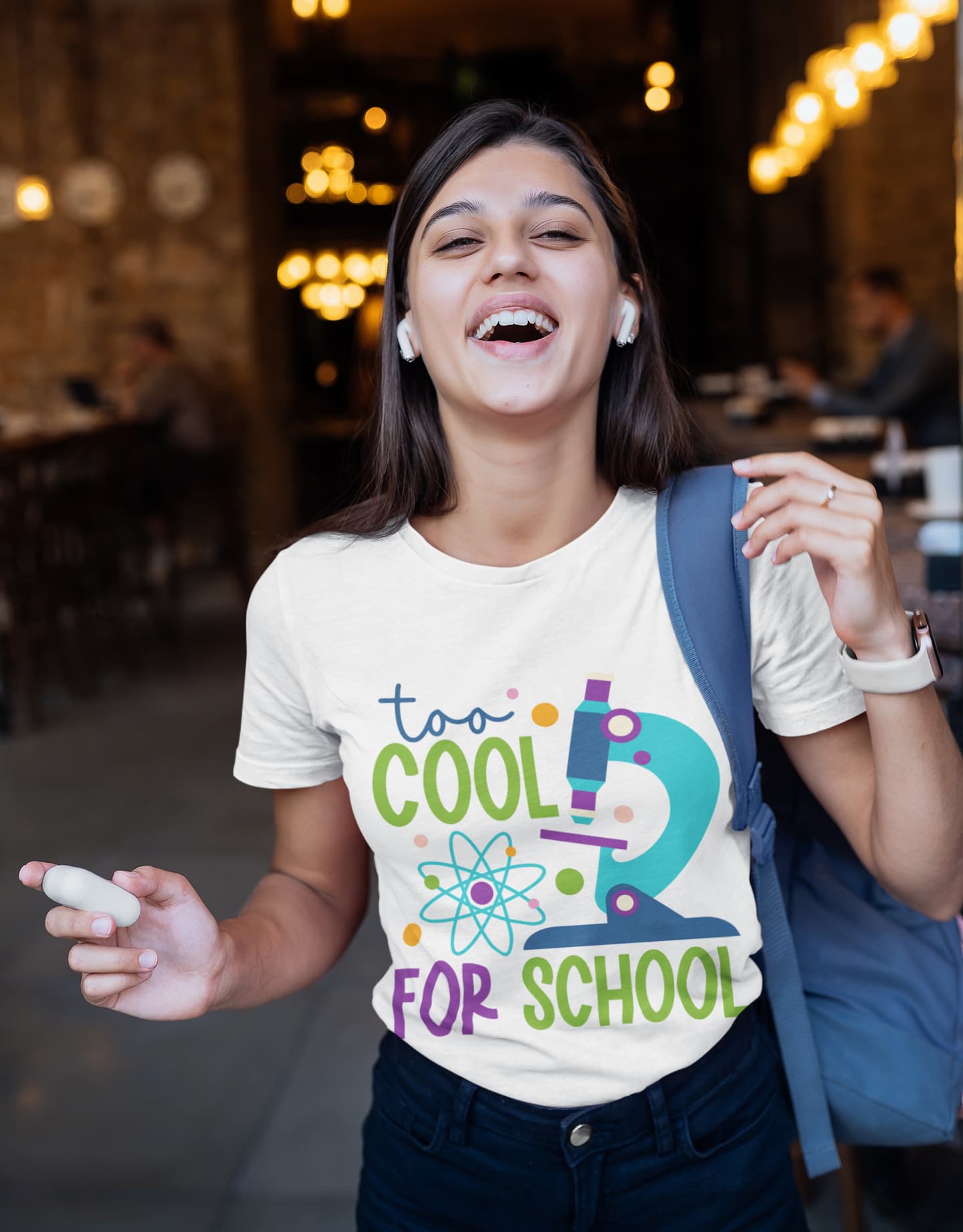 Women's White Round Neck T-shirts