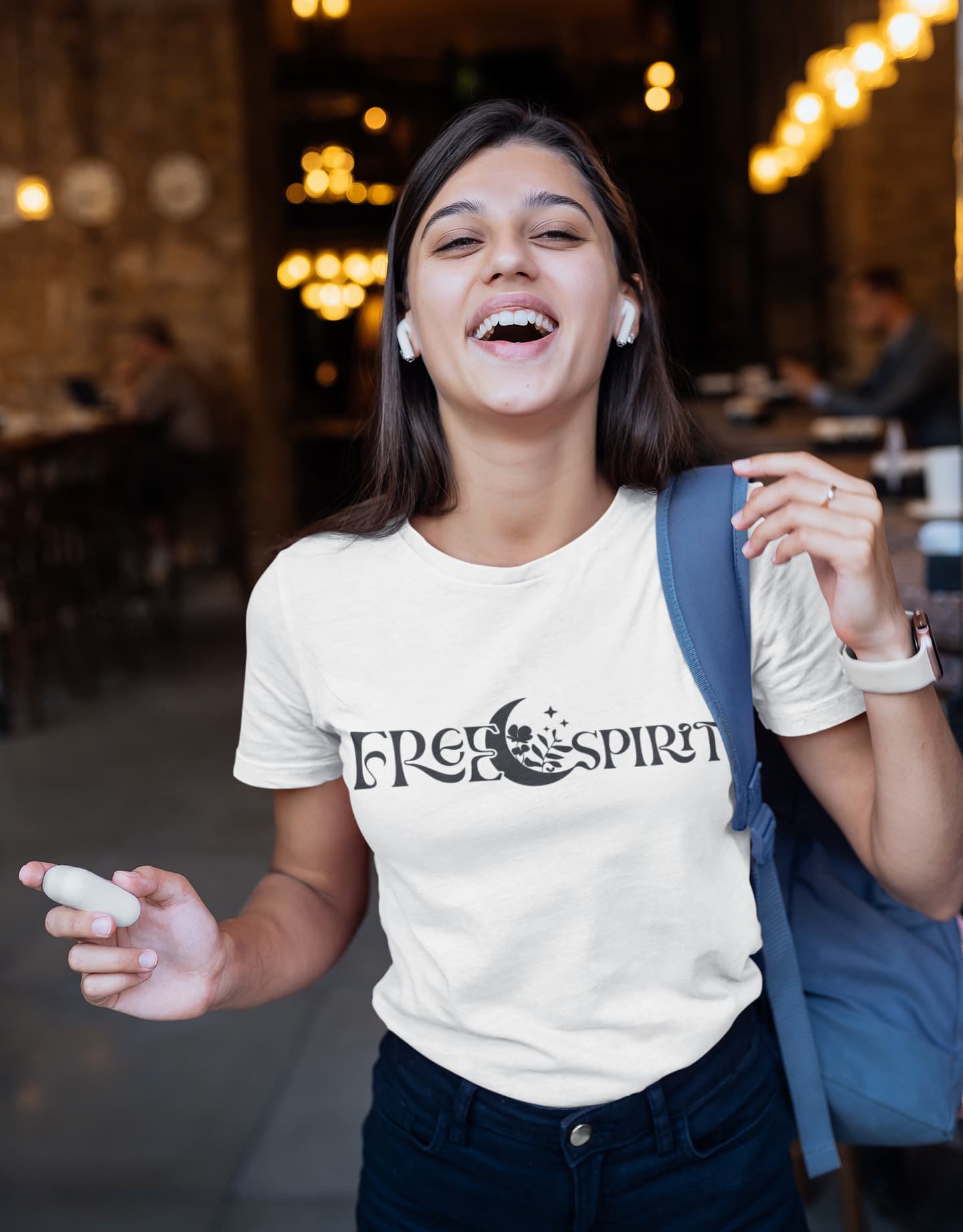Women's White Round Neck T-shirts