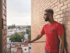 Men's Red Round Neck T-shirts