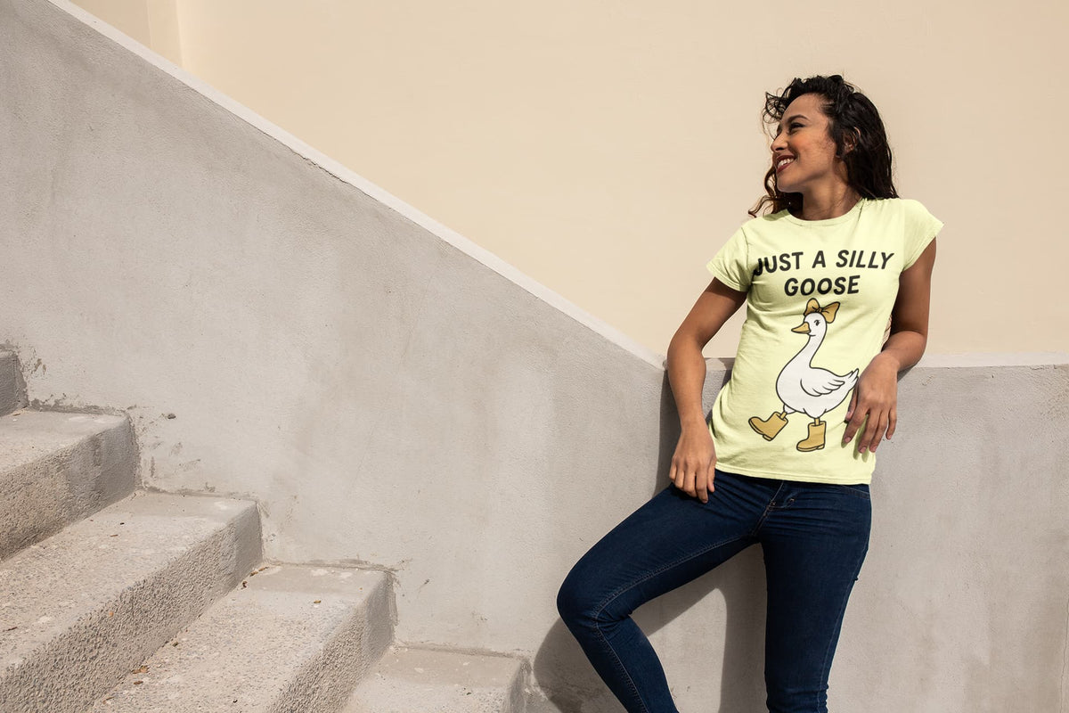 Women's Butter Yellow Round Neck T-shirts