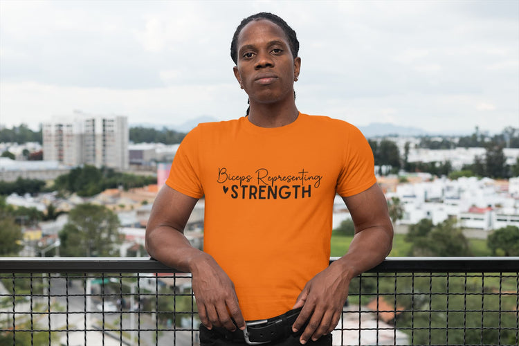 MENS ORANGE ROUNDNECK T-SHIRT