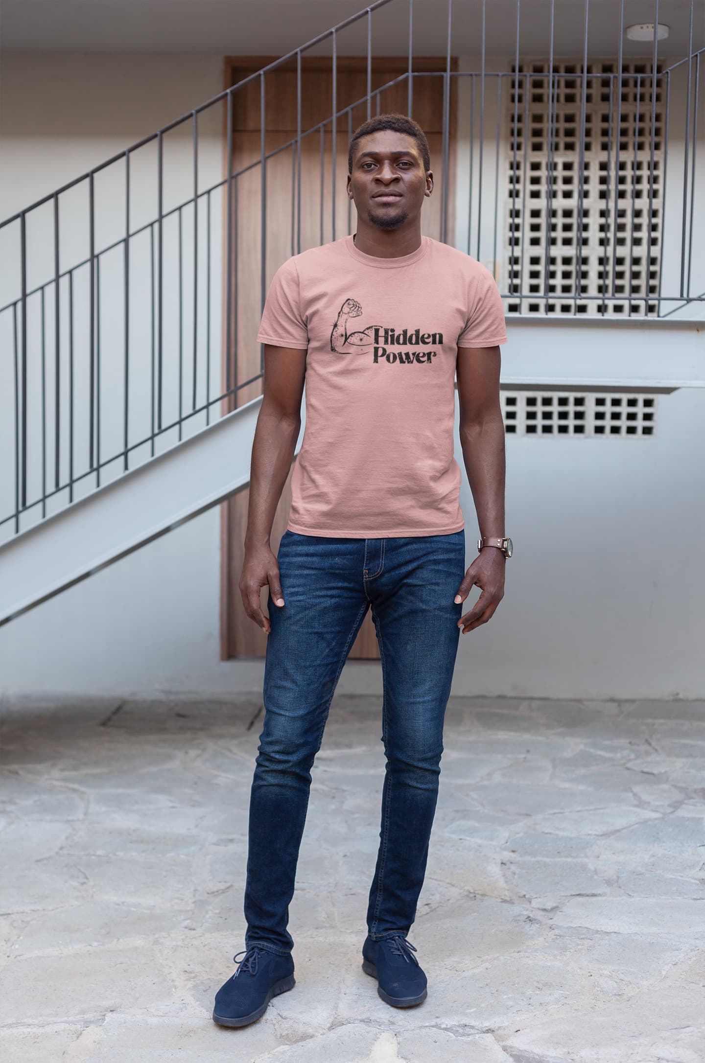 MENS PASTEL DUSTY ROUNDNECK T-SHIRT