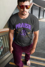 Men's Black Round Neck T-shirts