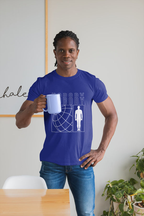 MENS ROYAL BLUE ROUNDNECK T-SHIRT