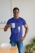 MENS ROYAL BLUE ROUNDNECK T-SHIRT