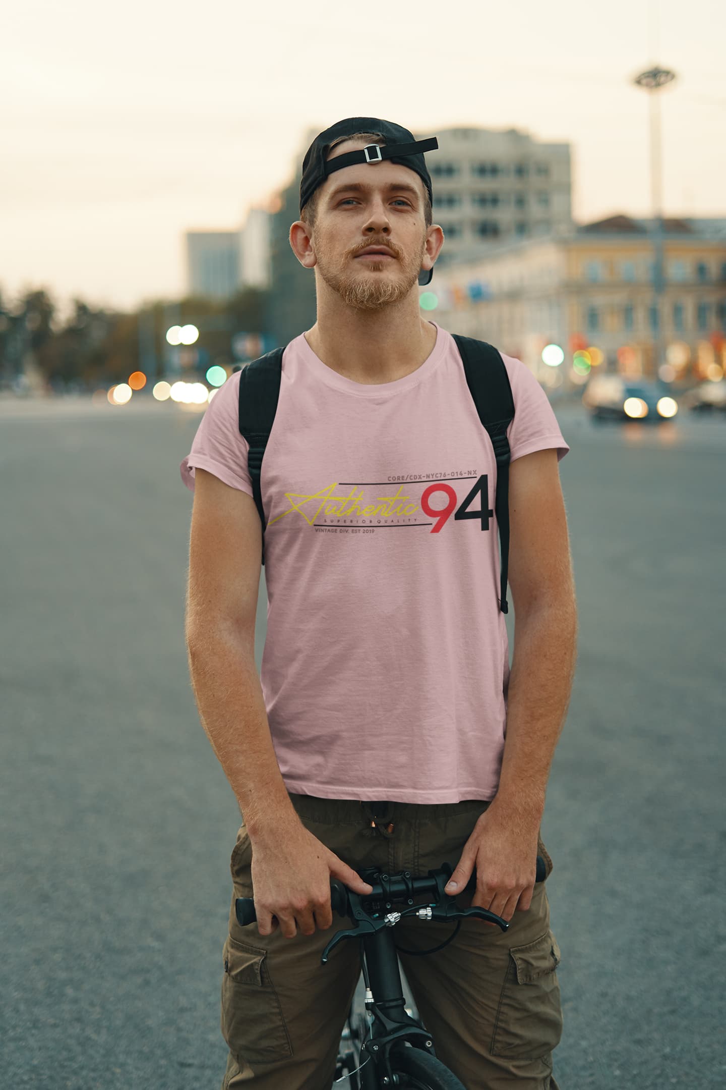 Men's Pastel Dusty Round Neck T-shirt