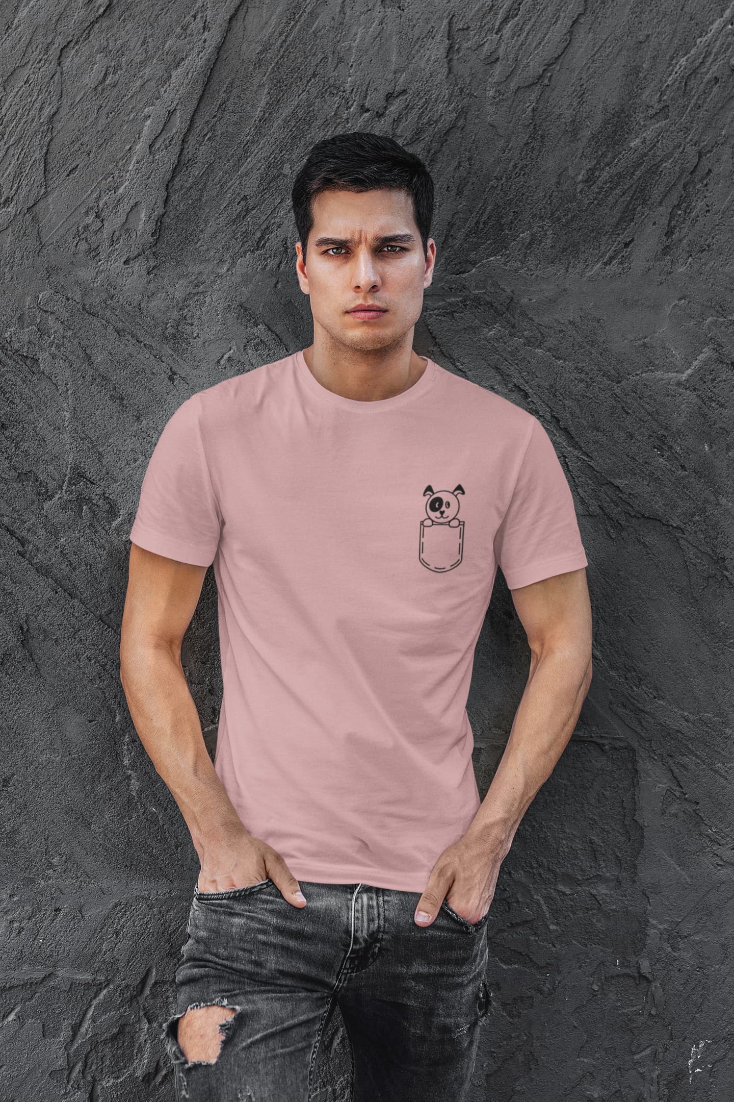 Men's Pastel Dusty Round Neck T-shirts