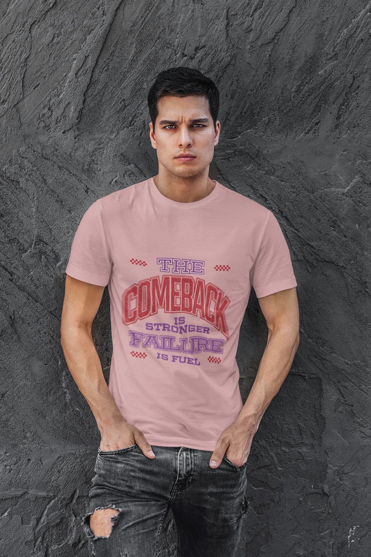 Men's Pastel Dusty Round Neck T-shirt