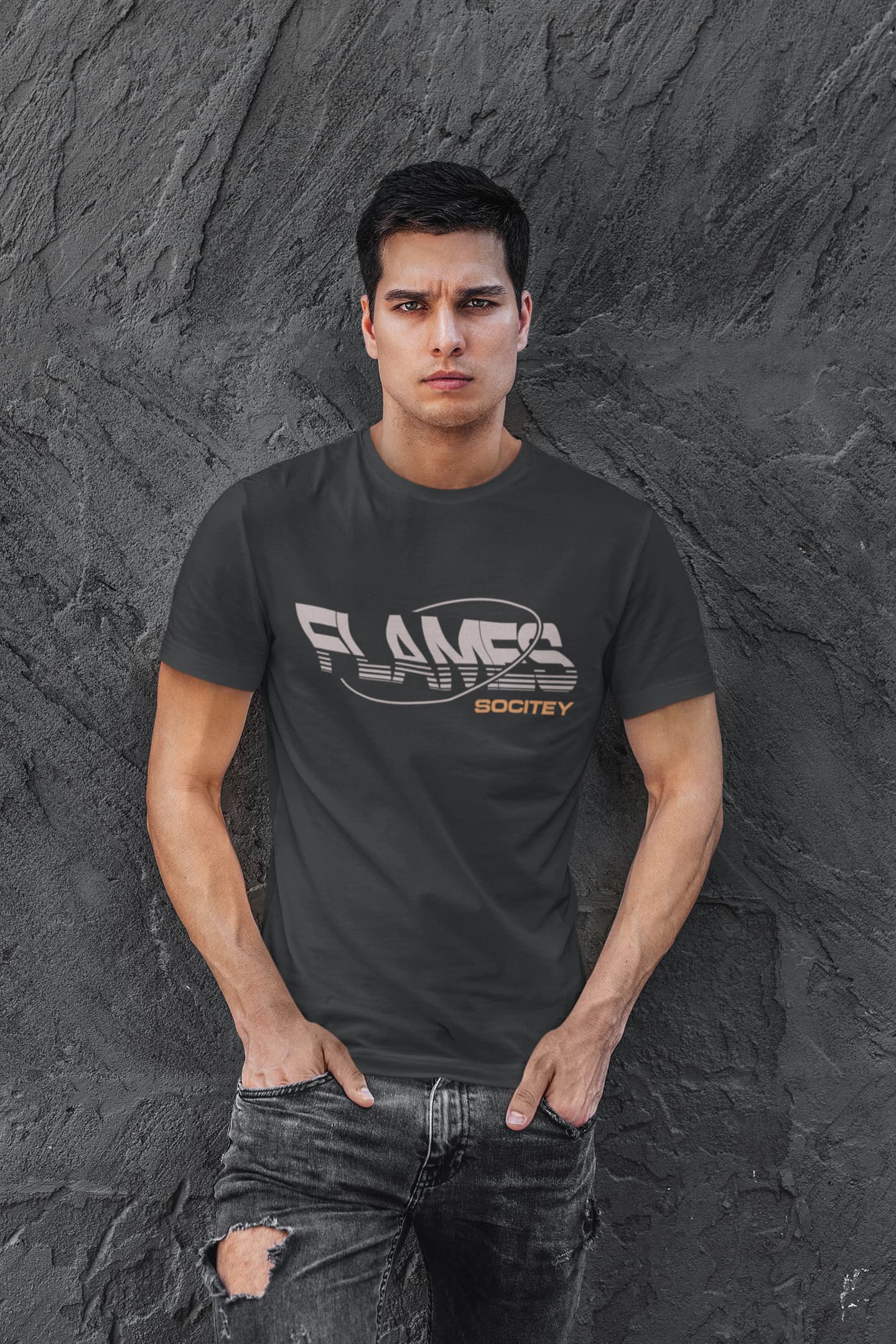 MENS BLACK ROUNDNECK T-SHIRT