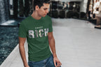Men's Olive Green Round Neck T-shirts