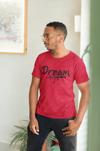 MENS RED ROUNDNECK T-SHIRT
