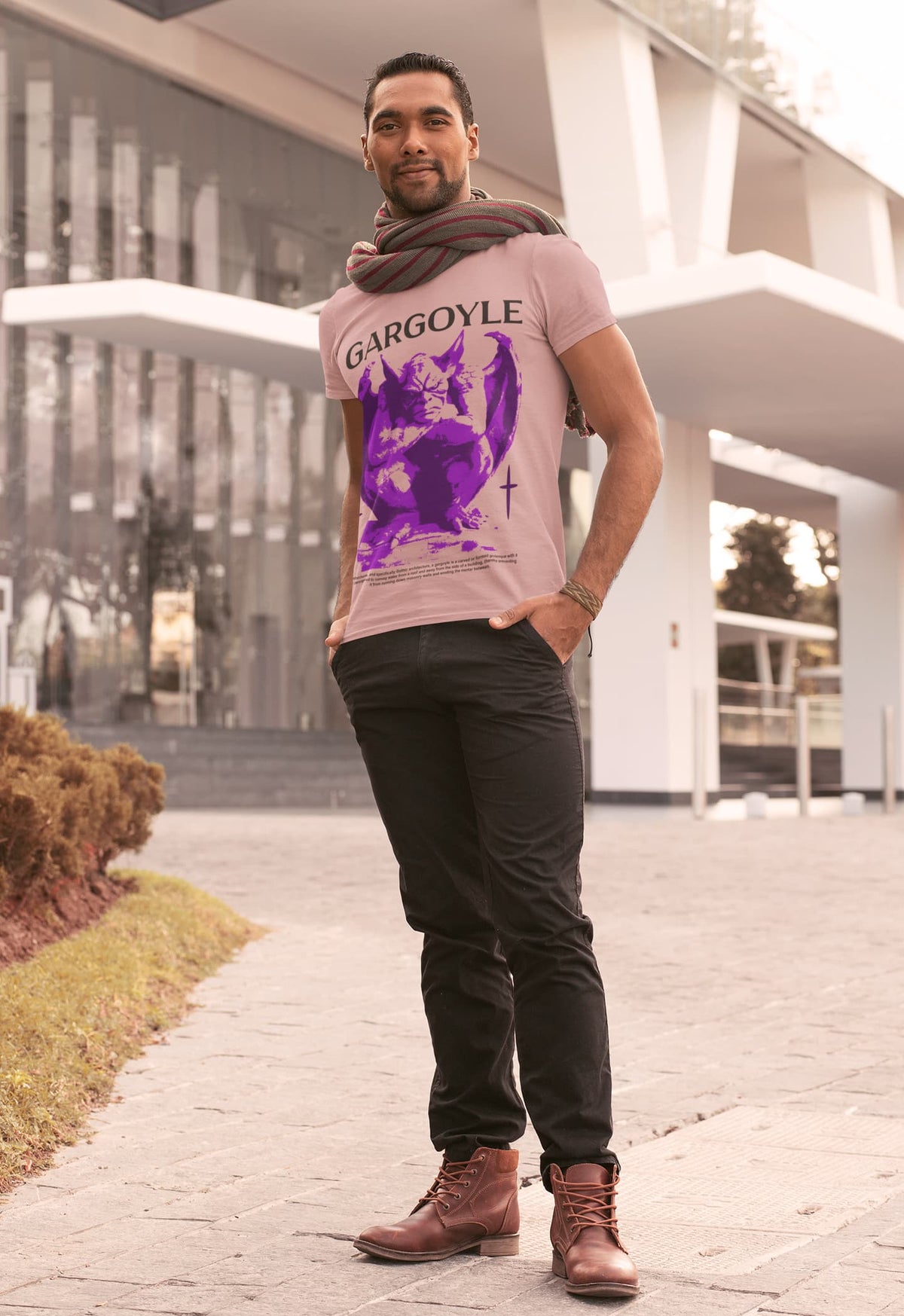 Men's Pastel Dusty Round Neck T-shirts