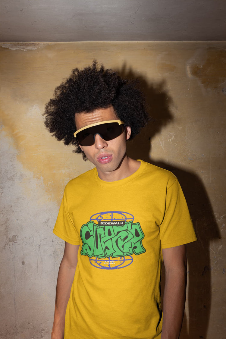 MENS GOLDEN YELLOW ROUNDNECK T-SHIRT