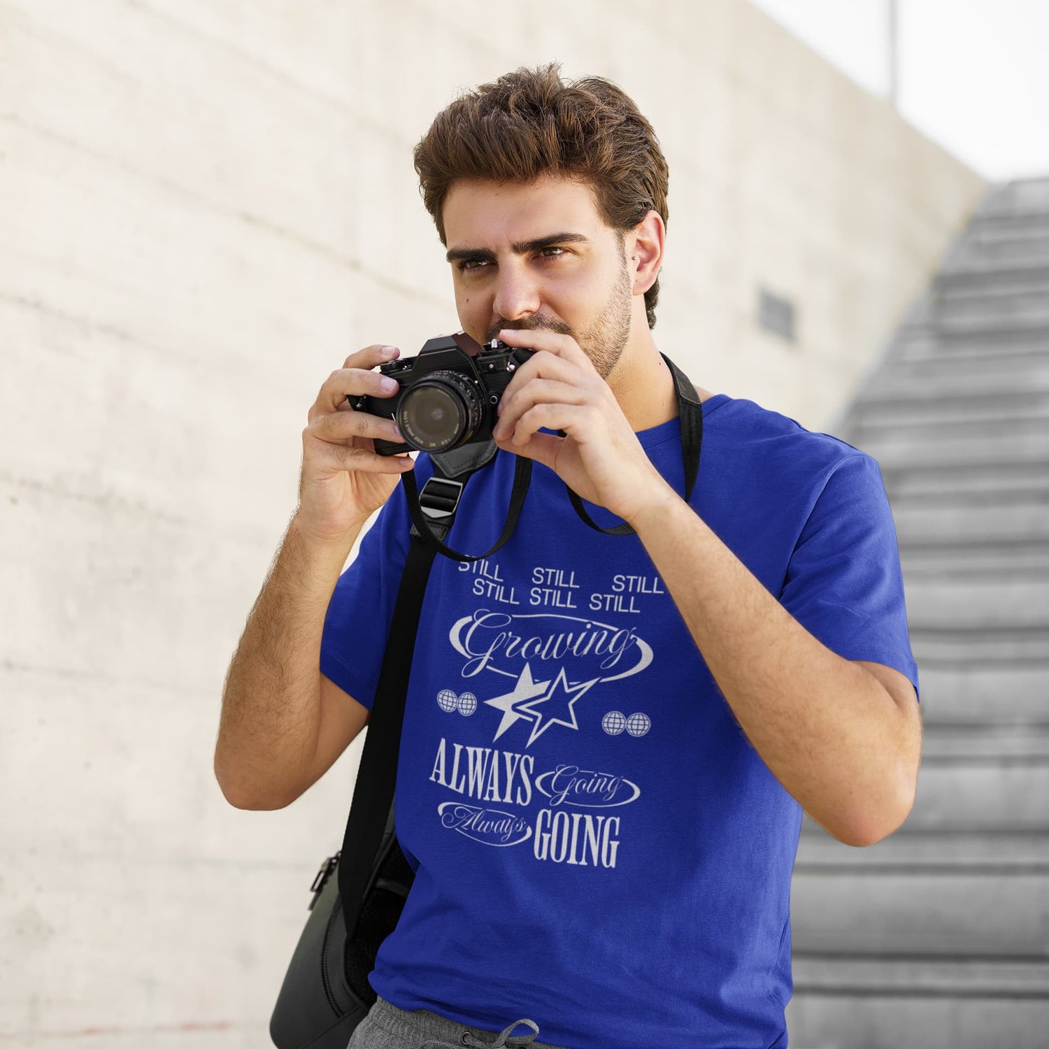 MENS ROYAL BLUE ROUNDNECK T-SHIRT