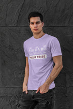 MENS IRIS LAVENDER ROUNDNECK T-SHIRT