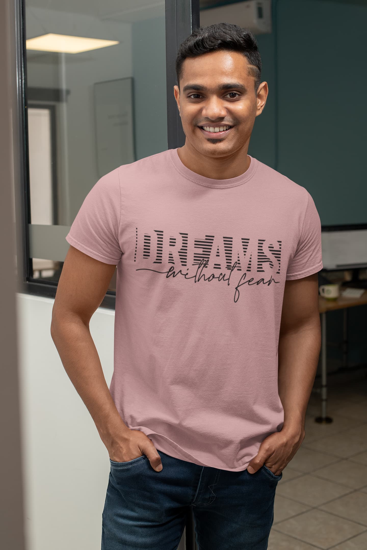 Men's Pastel Dusty Round Neck T-shirts