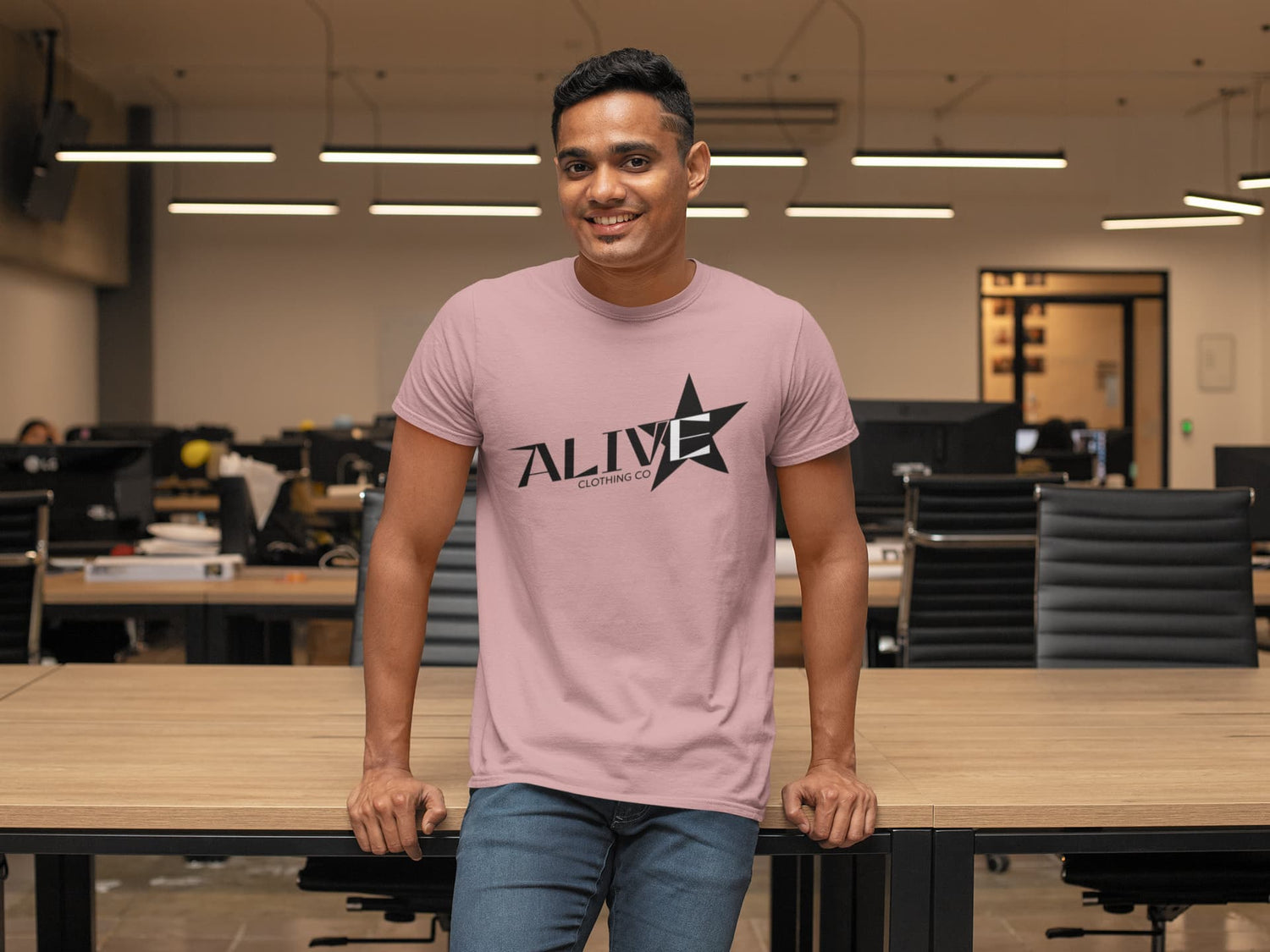 MENS PASTEL DUSTY ROUNDNECK T-SHIRT