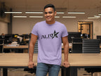 MENS IRIS LAVENDER ROUNDNECK T-SHIRT