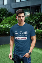 MENS NAVY BLUE ROUNDNECK T-SHIRT