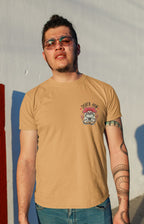 Men's Mustard Yellow Round Neck T-shirts