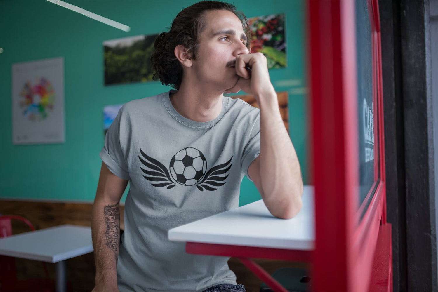MENS SILVER FROST ROUNDNECK T-SHIRT