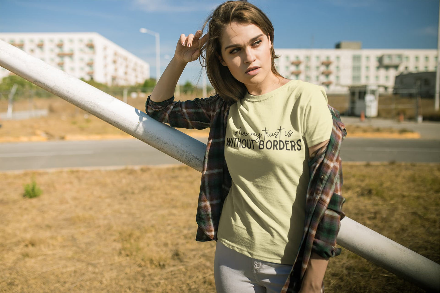 Women's Butter Yellow Round Neck T-shirts