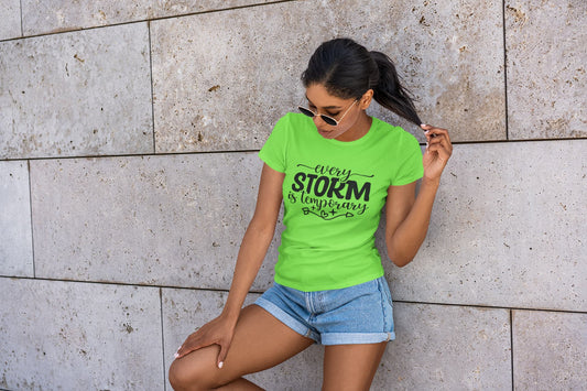WOMENS LIRIL GREEN ROUNDNECK T-SHIRT