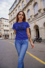 WOMENS ROYAL BLUE ROUNDNECK T-SHIRT