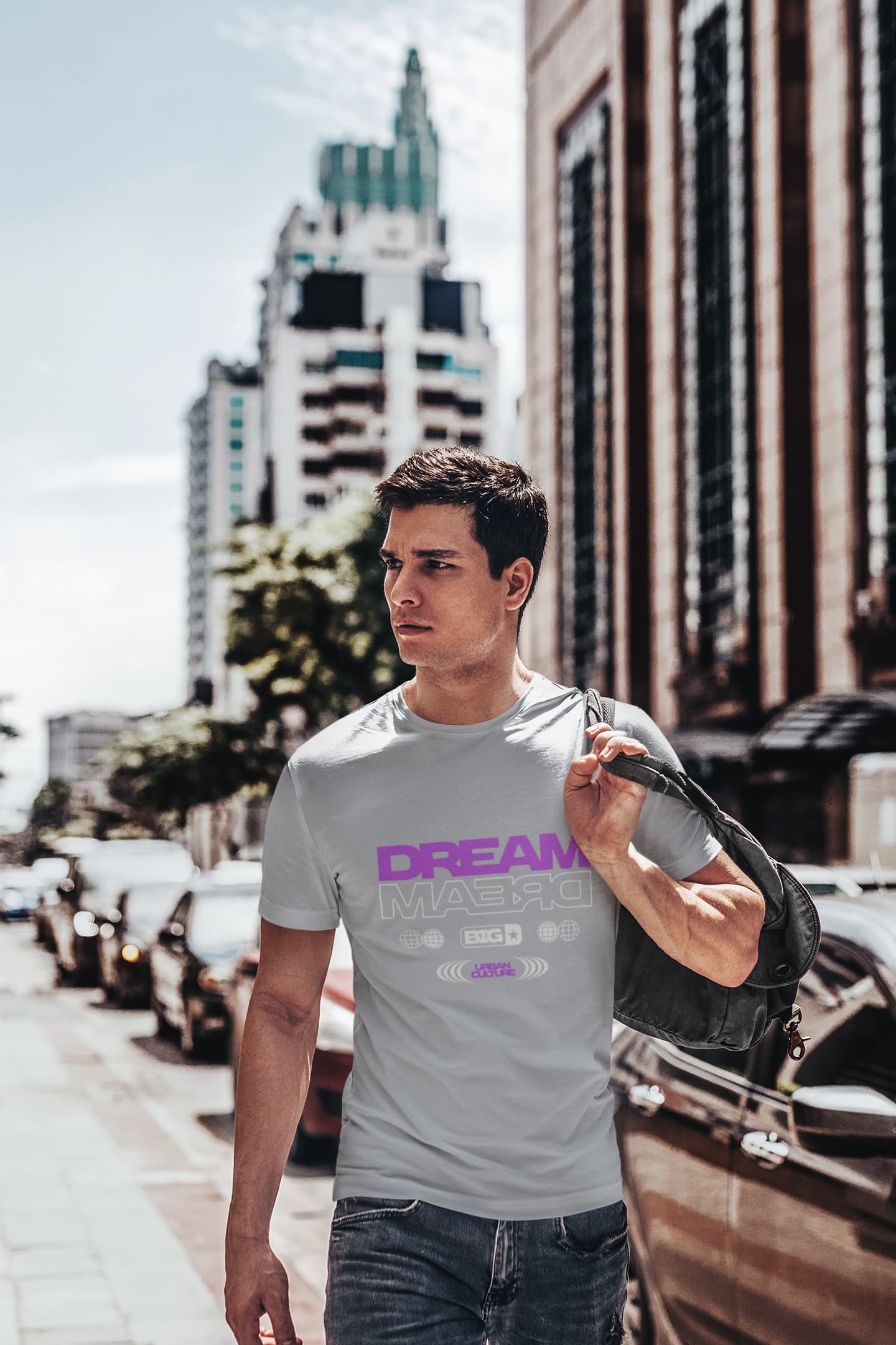 MENS SILVER FROST ROUNDNECK T-SHIRT