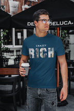 Men's Navy Blue Round Neck T-shirts