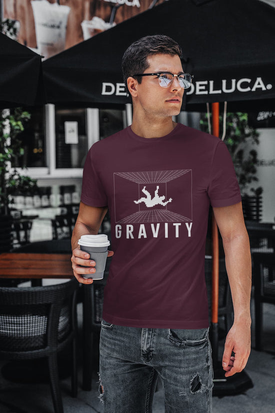 MENS BURGUNDY ROUNDNECK T-SHIRT