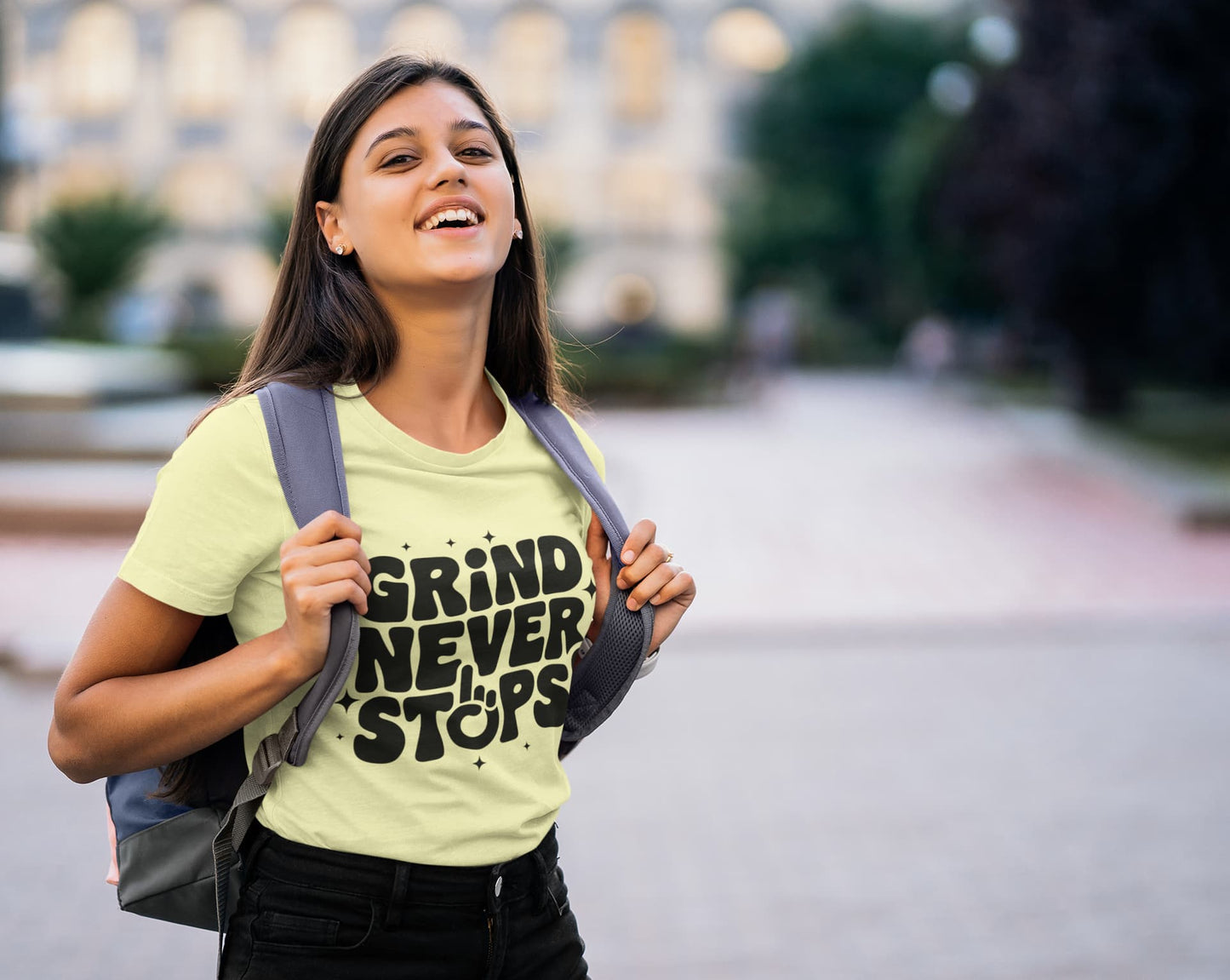 Women's Butter Yellow Round Neck T-shirts